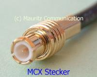 MCX-Stecker - Koaxkabel RG 174
